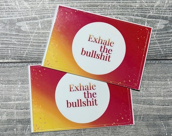 2er Stickerset "EXHALE"