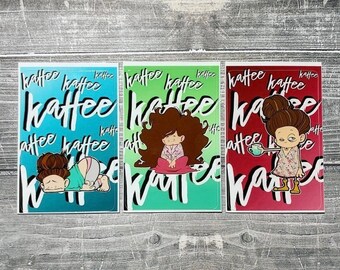 3er Stickerset "KAFFEE"