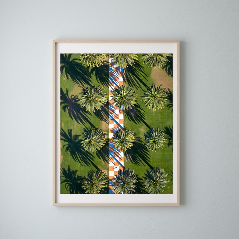 Palm Trees Pattern Printable Wall Art