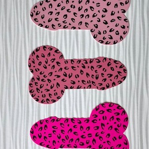 Animal Print Penis Cut Out Same Penis Forever Decoration Bachelorette Animal Print Penis Cut Out Same Penis Forever Decoration Bachelorette