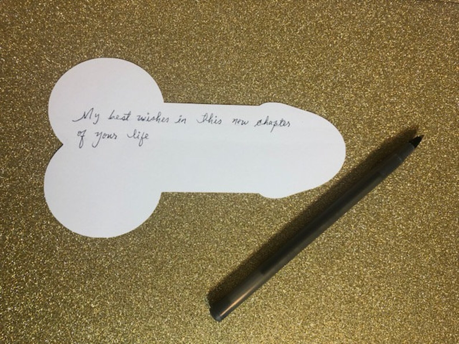 Penis Cut Out for Notes, Same Penis Forever Decoration, Bachelorette