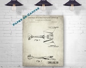 Star Trek Klingon Battle Cruiser Patent Art Print - Vintage Star Trek Poster - Retro Star Trek Wall Decor - Trekkie Gift - Star Trek Art