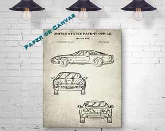 Jaguar XKR CARS1495 Art Print A4 A3 A2 A1 