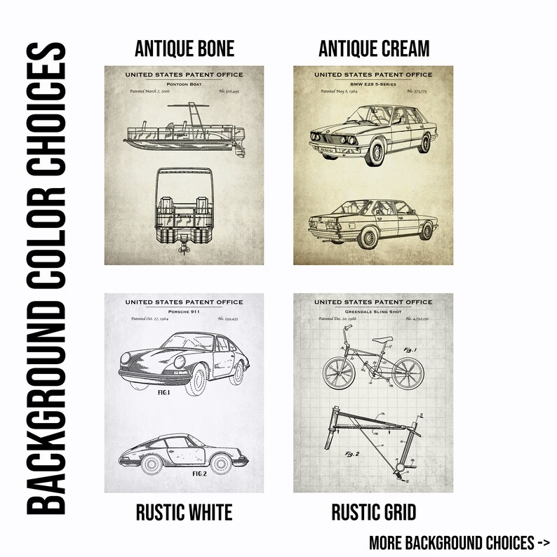 Snowmobiler Gift Lodge Decor Vintage Snowmobile Poster Set Snowmobiling Set of 8 Patent Art Prints Retro Snowmobiling Inventions