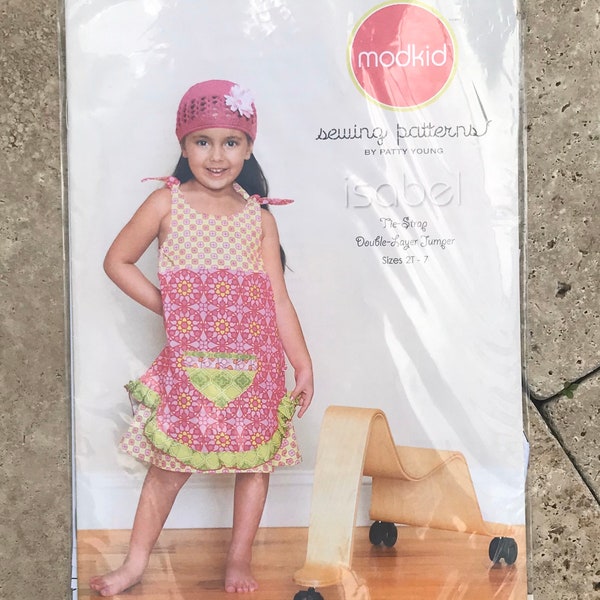 MODKID Isabel Sewing Pattern Girls Sundress 2T - 7 Cut