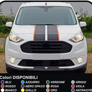 TRANSIT Connect autocollants bicolores Côtés et capot Van graphiques van autocollants autocollants compatibles avec Ford transit Connect Courier