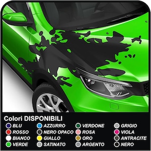Camouflage Car Stickers Set Camouflage for Car Hood and Side Car Decal Racing Sticker Sports Car Decoration