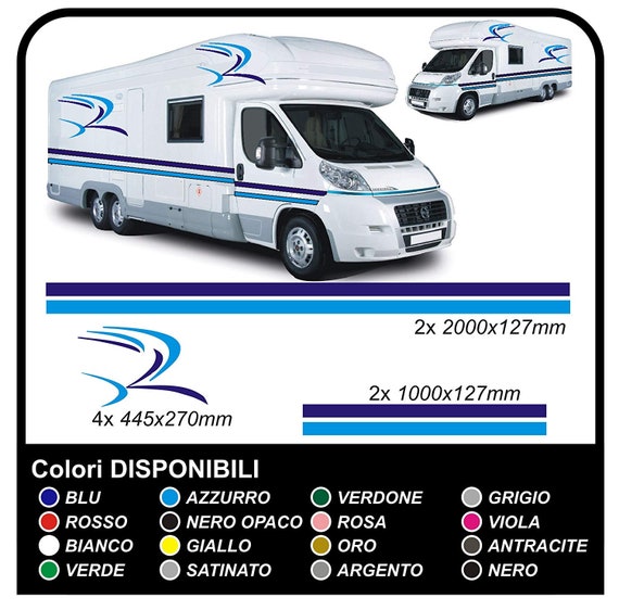 Camper Sticker Vinyl Stickers, Strips for Caravans & Campers Decals Van  Truck RV Horsebox Caravan Motorhome-graphics 07 -  Israel