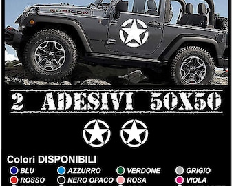 Door Stickers Military star cm 50 offroad military star US army