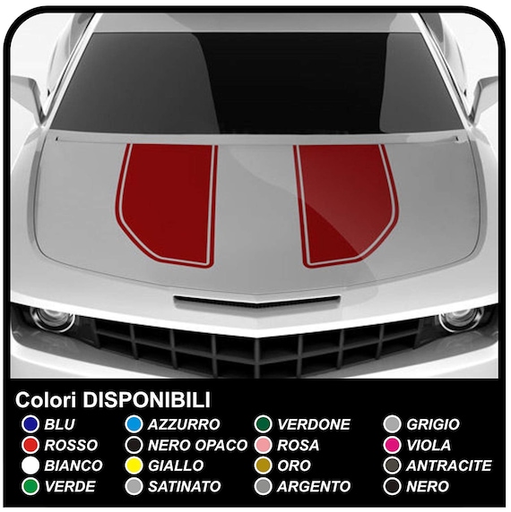 Buy Sports Stripes Bonnet Stickers Decor Stripes Rally Stripes Car