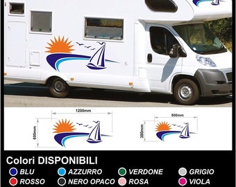 2 Adesivi Logo LAIKA Per Camper, Furgoni E Van – Grigio/Rosso – Cod. 1221