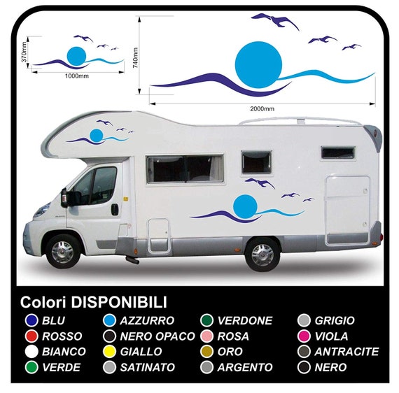 Allestimento Furgone Decorazione A Strisce Per Camper, Adesivi Alla Moda Per Adesivo Easy Park Allestimento Furgone Decorazione A Strisce Per Camper, Adesivi Alla Moda Per Adesivo Easy Park