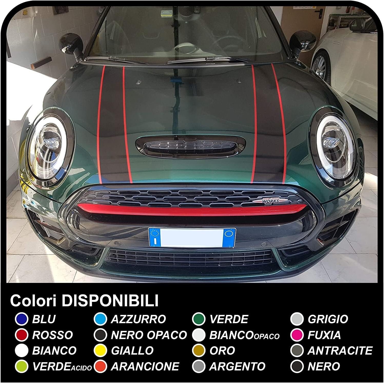 Bonnet Stripes Stickers TWO-TONE Adhesive Bands - Etsy
