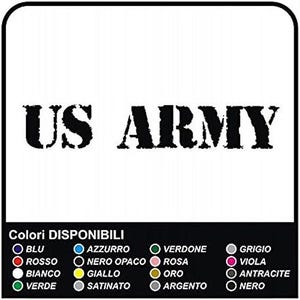 2 Aufkleber der US-Armee mit abgenutztem Effekt, Vinyl-Autoaufkleber, 50 cm