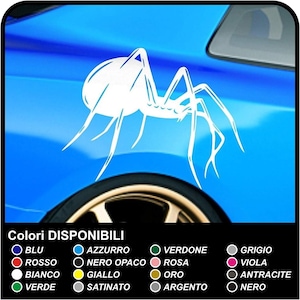 SPINNEN-SEITENAUFKLEBER für Autos, Spinnen-Aufkleber, 60 cm, Auto-Dekoration, Tattoo-Grafik, Auto-Spinne-Tattoo, Spinnen-Aufkleber