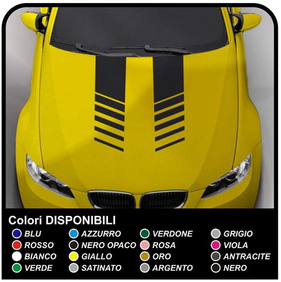 2x strisce adesivi cofano adesivi decoro auto Strisce Rally Strisce Auto  Viper Strisce stickers decals -  Italia