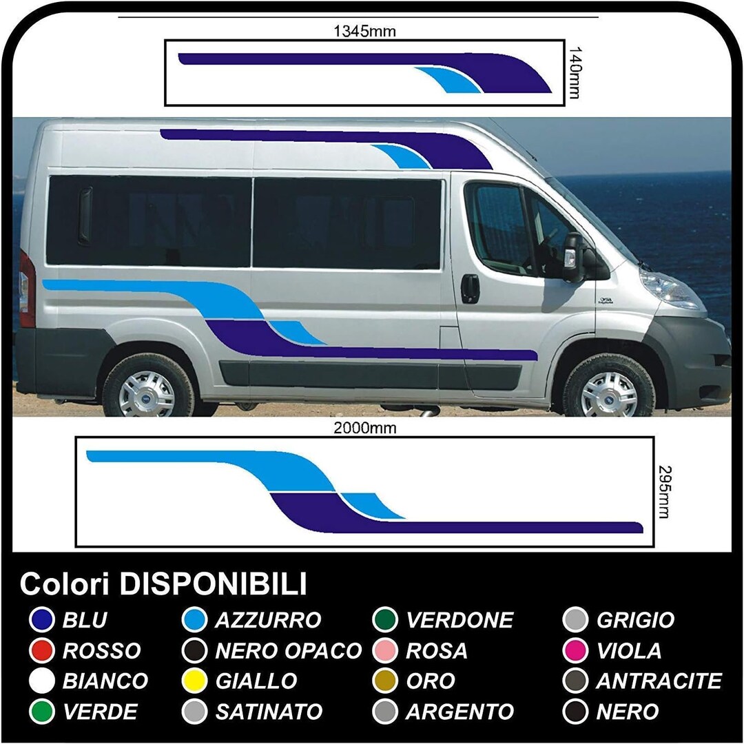 Stickers for CAMPER Vinyl Graphics Decals Set Van RV Caravan Motorhome ...