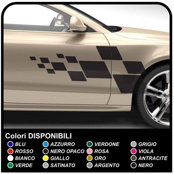 STICKER AUTOCOLLANT DAMIER sport tuning deco voiture decal racing