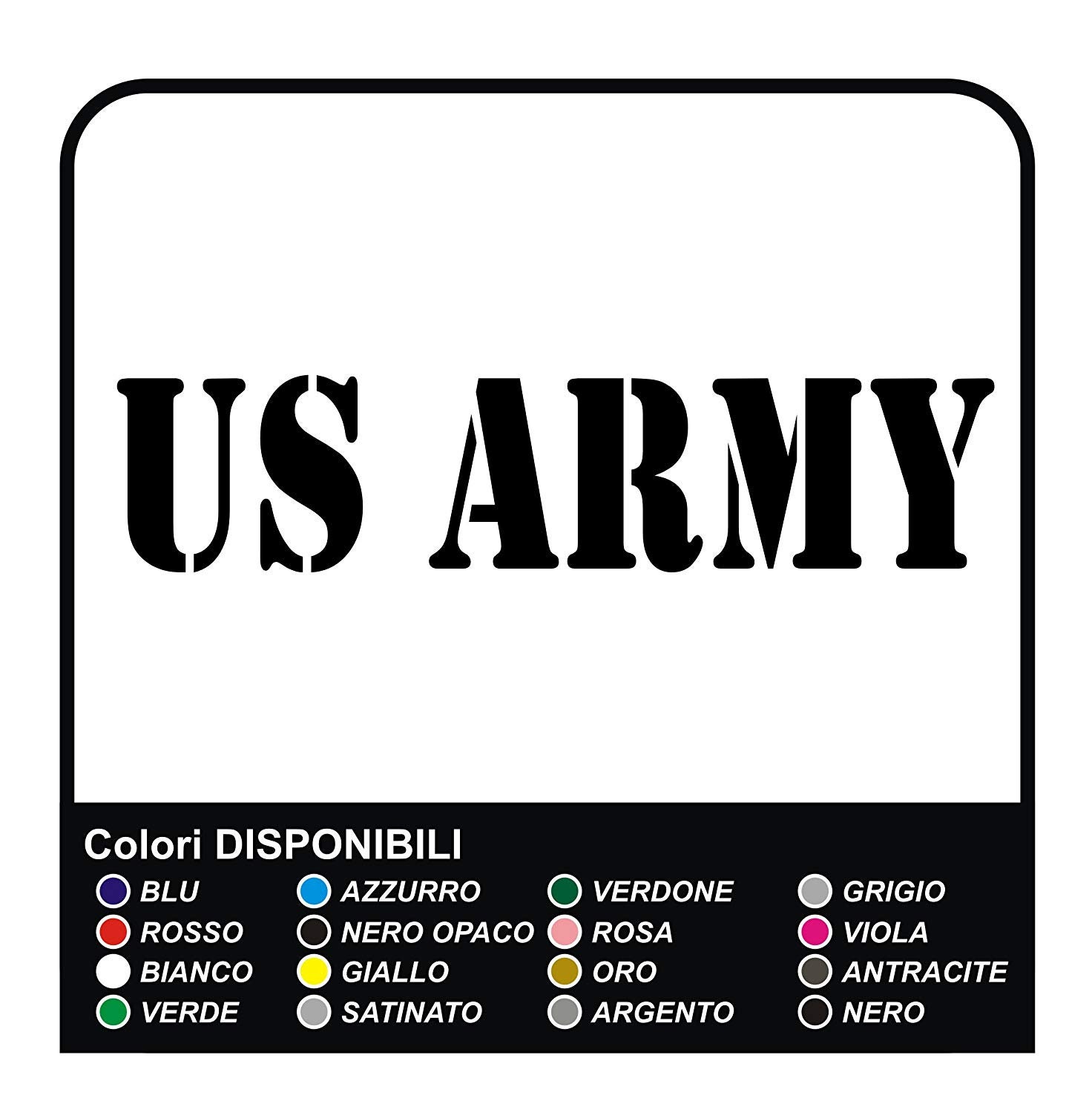 US ARMY Stickers Car Bumper Vinyl Sticker20 Cm X 5 Cm Etsy