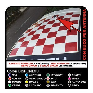 Band stickers for roof trim racing