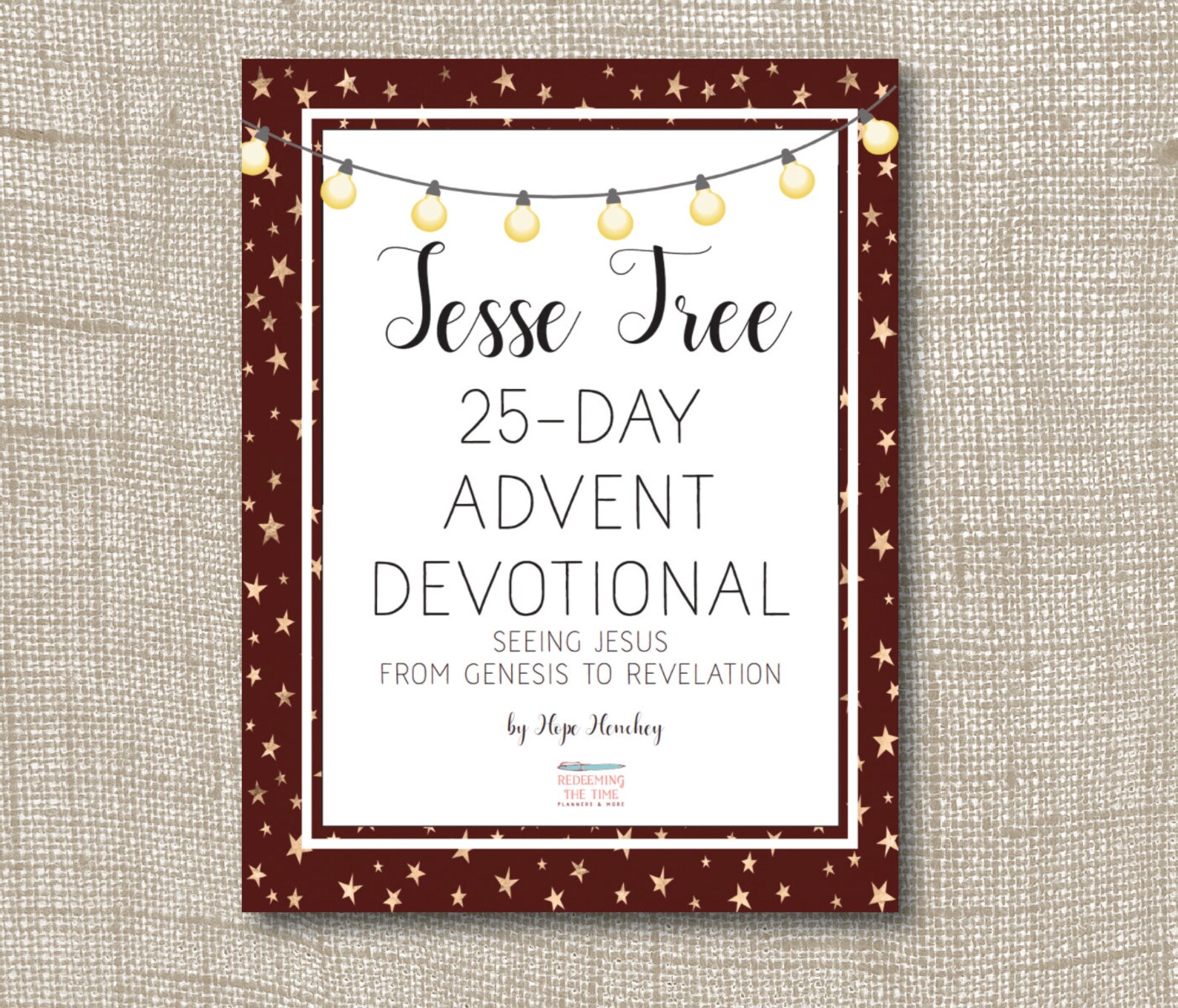 Jesse Tree Advent Devotional PDF christ-centered - Etsy