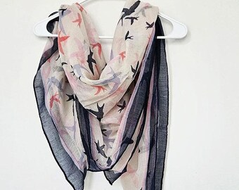 Bird Square Scarf