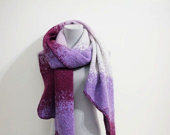 Boho Purple Scarf, Scarf for Her, Scarves for Women, Bohemian Scarf, Woman Scarf,  Mother's Day Gift, Gifts for Girlfriend, for Wife, Gifts