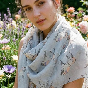 Rabbit Scarf Rabbit Infinity Scarves Shawls For Women Fall Autumn Winter Gifts
