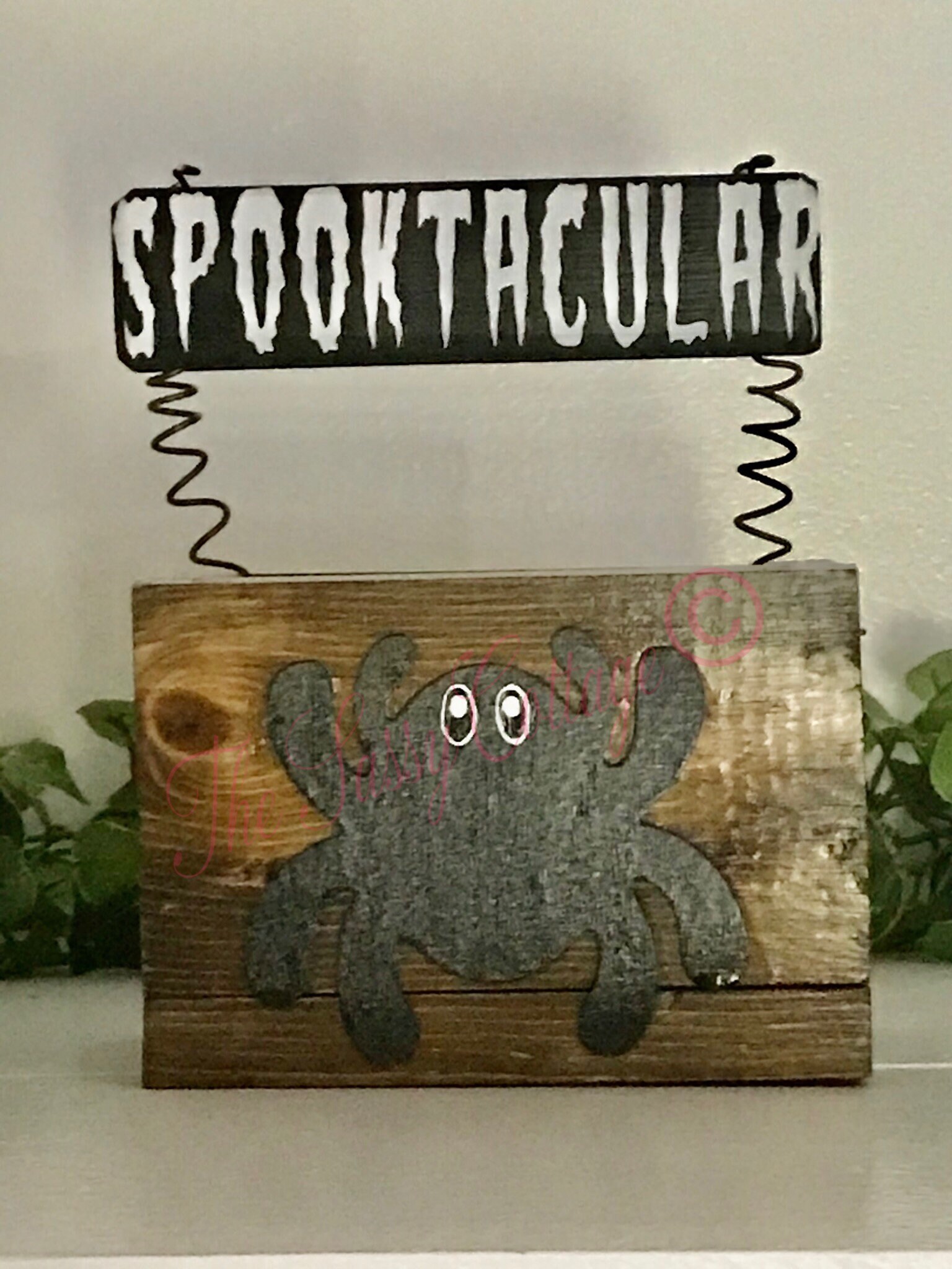 Decorated Halloween Wooden Boxes For Trick or Treating or Etsy