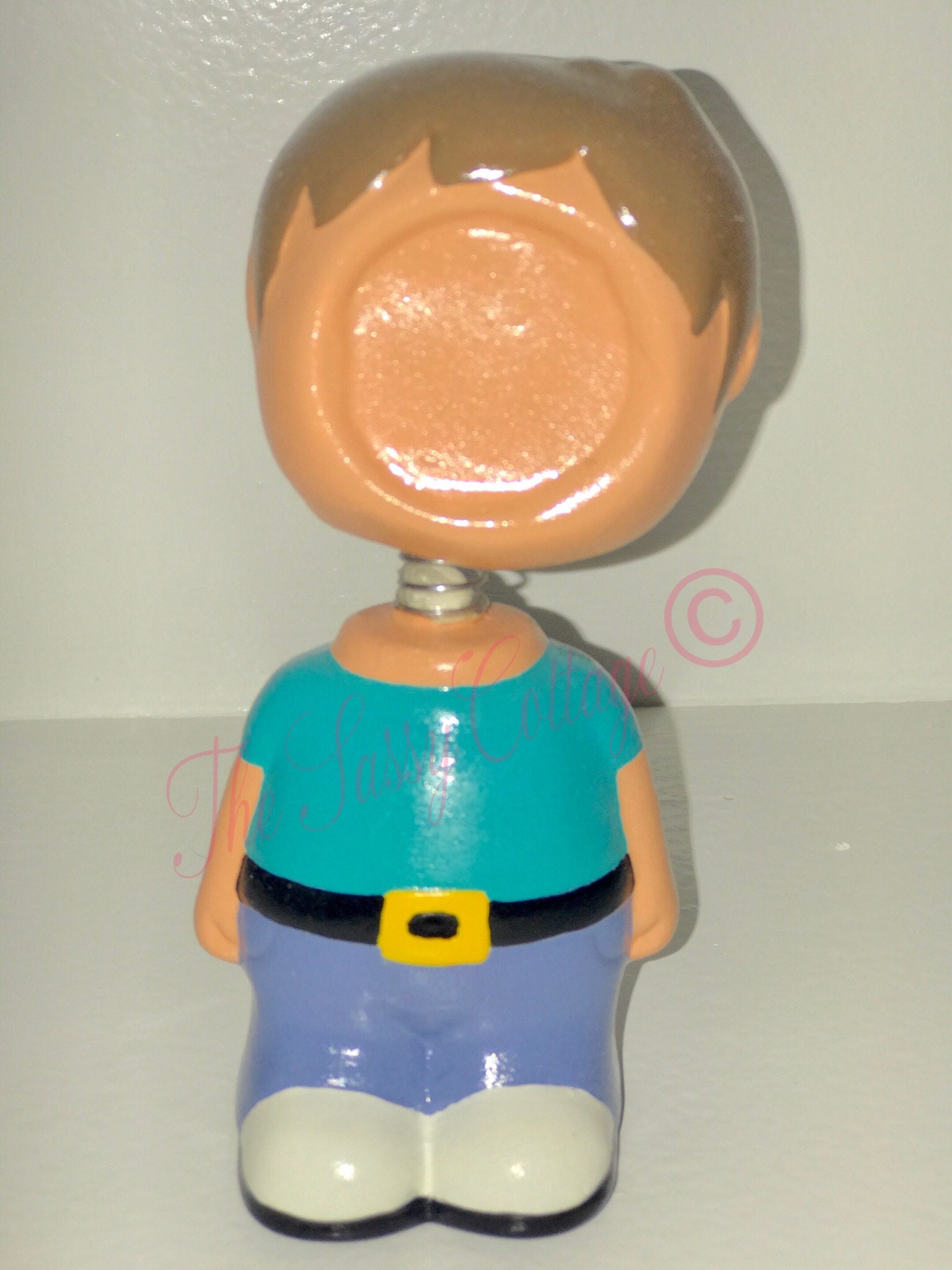 Bobble Head Ceramic Figurines Family Bobble Heads Etsy