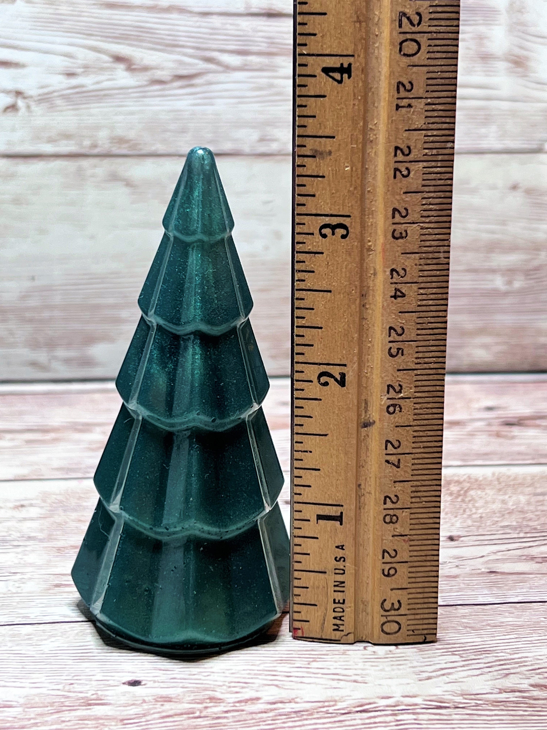Resin Christmas Tree Evergreen Tree Christmas Decor Tiered Etsy