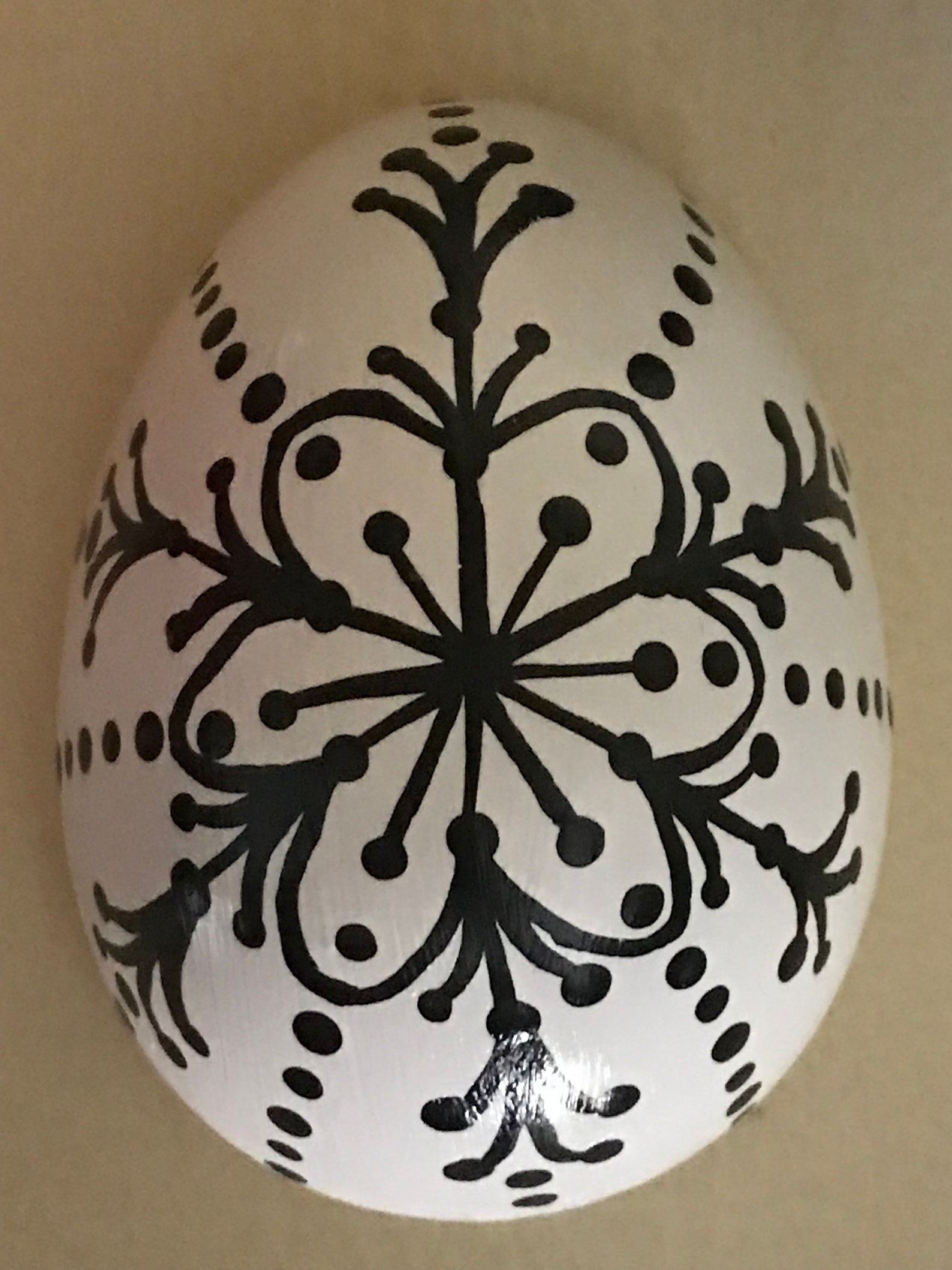 Handpainted Easter Egg Easter Decoration Ceramic Easter Egg Etsy