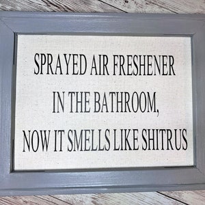 Hilarious Toilet Humor Poop Jokes Bathroom Sign