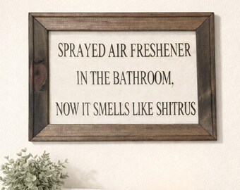 Funny Bathroom Sign