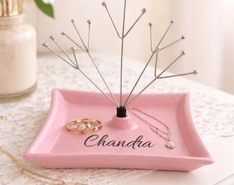 Ceramic Jewelry Tree Stand