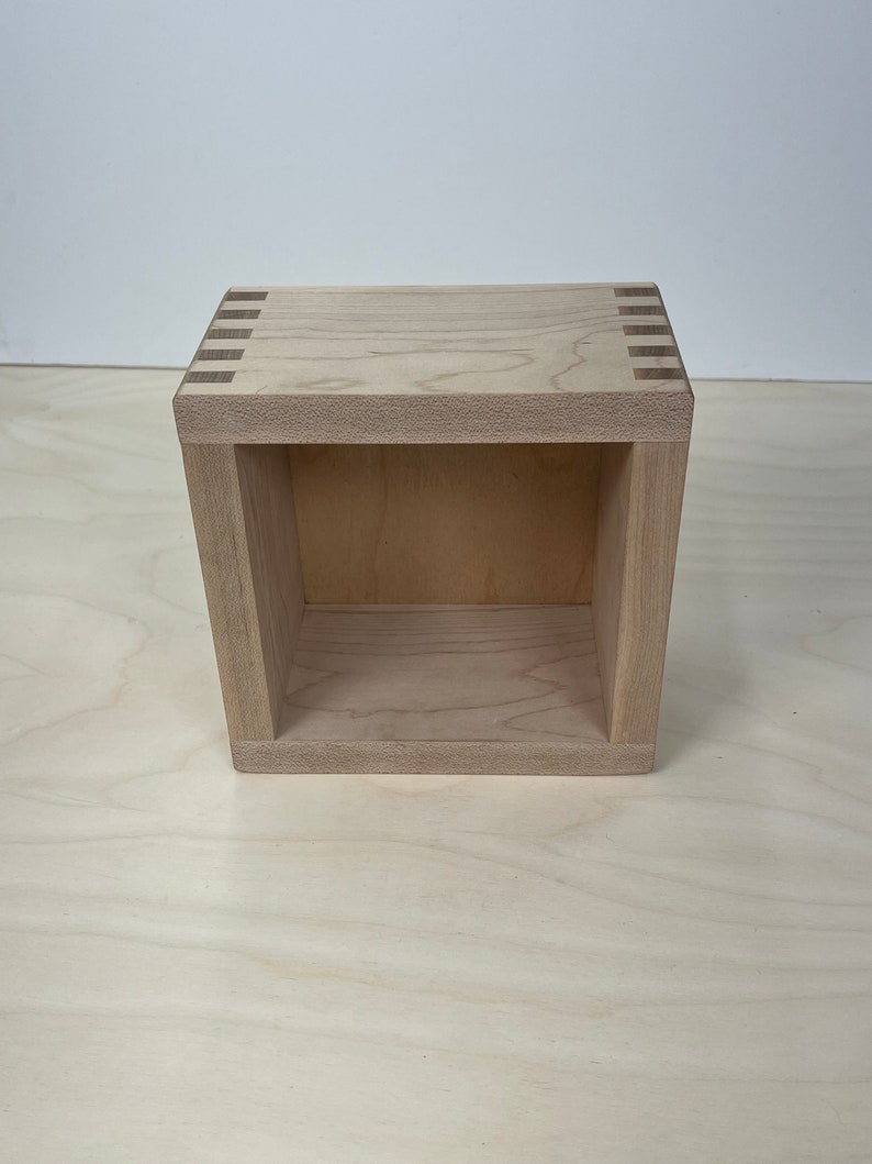 Maple Box Joint Catch-all Box - Etsy