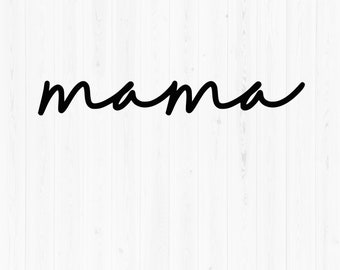Download Mama Cursive Etsy