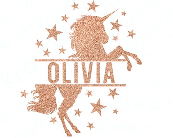 Unicorn vector, unicorn head svg, unicorn split monogram, unicorn monogram svg, unicorn shirt svg, unicorn dxf, unicorn, unicorn svg files