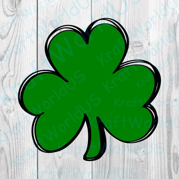 Clover Cricut Shamrock Svg Irish Svg Silhouette Svg Cricut Svg Dxf