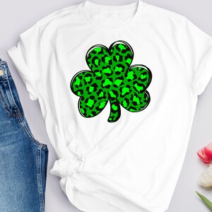 Leopard Shamrock Svg Shamrock Svg Leopard Print Svg Cheetah - Etsy