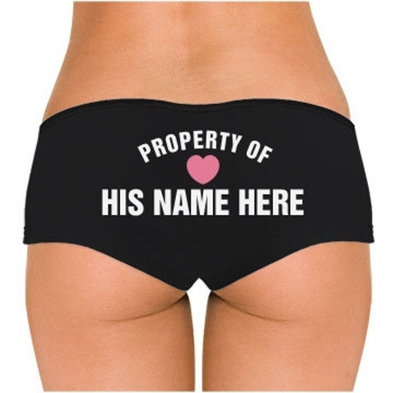 Low-Rise Cheeky Underwear Daniel Custom Property of Underwear