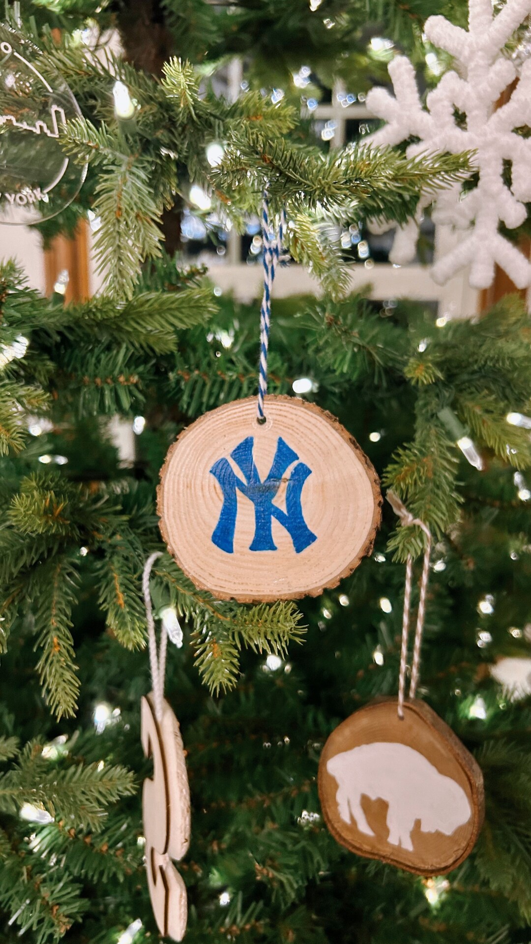 Yankees Christmas Ornaments 