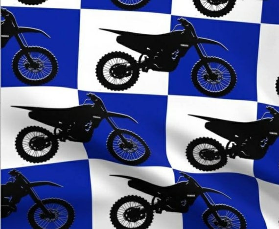 Motorcycle Dirt Bike double Minky Blanket Baby Blanket - Etsy