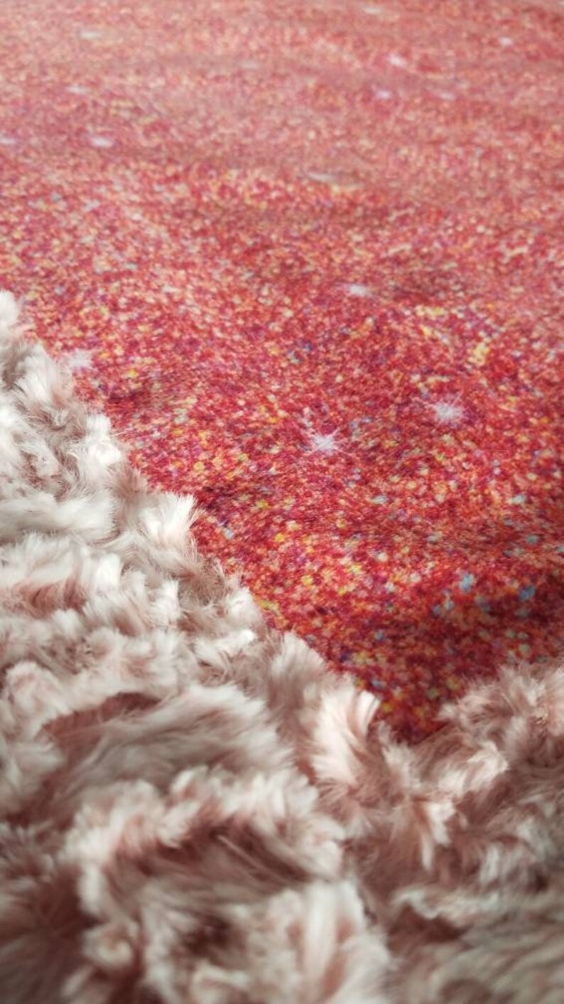 rose gold baby blanket