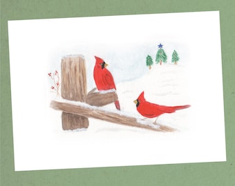 Holiday Cardinals