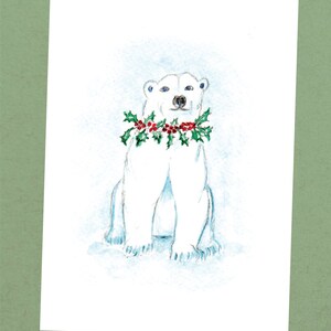Holly the Polar Bear Card