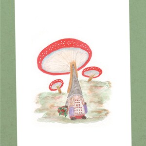 Gnomo de hongos
