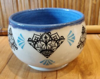 Mandala Slices Ceramic Bowl