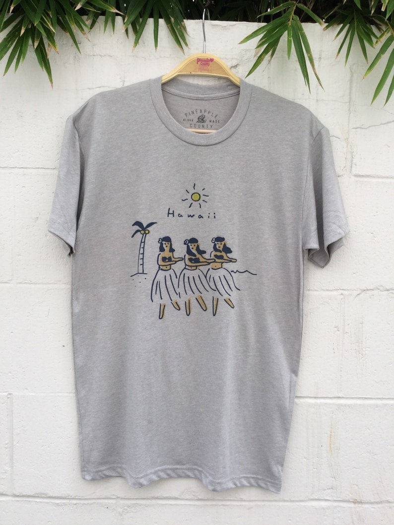 Hula Dancers Men's Graphic Tshirts Hawaii Life Etsy