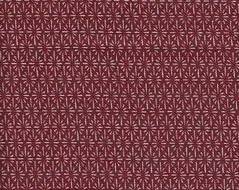 19.90 Eur/mètre Japon tissu coton traditionnel 50 cm x 110 cm Hanabishi rouge E1098a